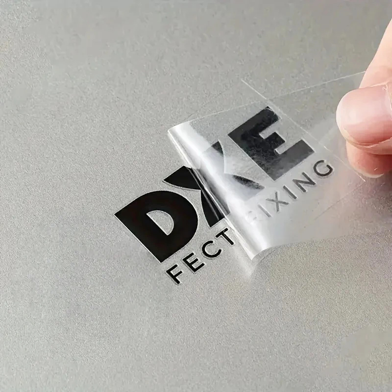 3D Printing Logo - 50枚入り カスタム転写ステッカー パーソナライズウェディングラベル 3D UV DTFプリント