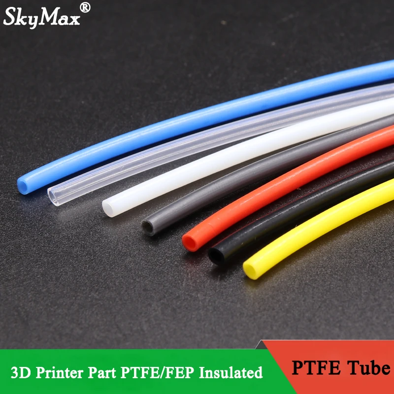 3D Printing Industry - 3Dプリンター用プリントチューブ,1/5/10m,Jヘッド用チューブ,v5,v6,1.75/3mmフィラメント断熱,1mm,2mm,3mm,4mm,6mmチューブ