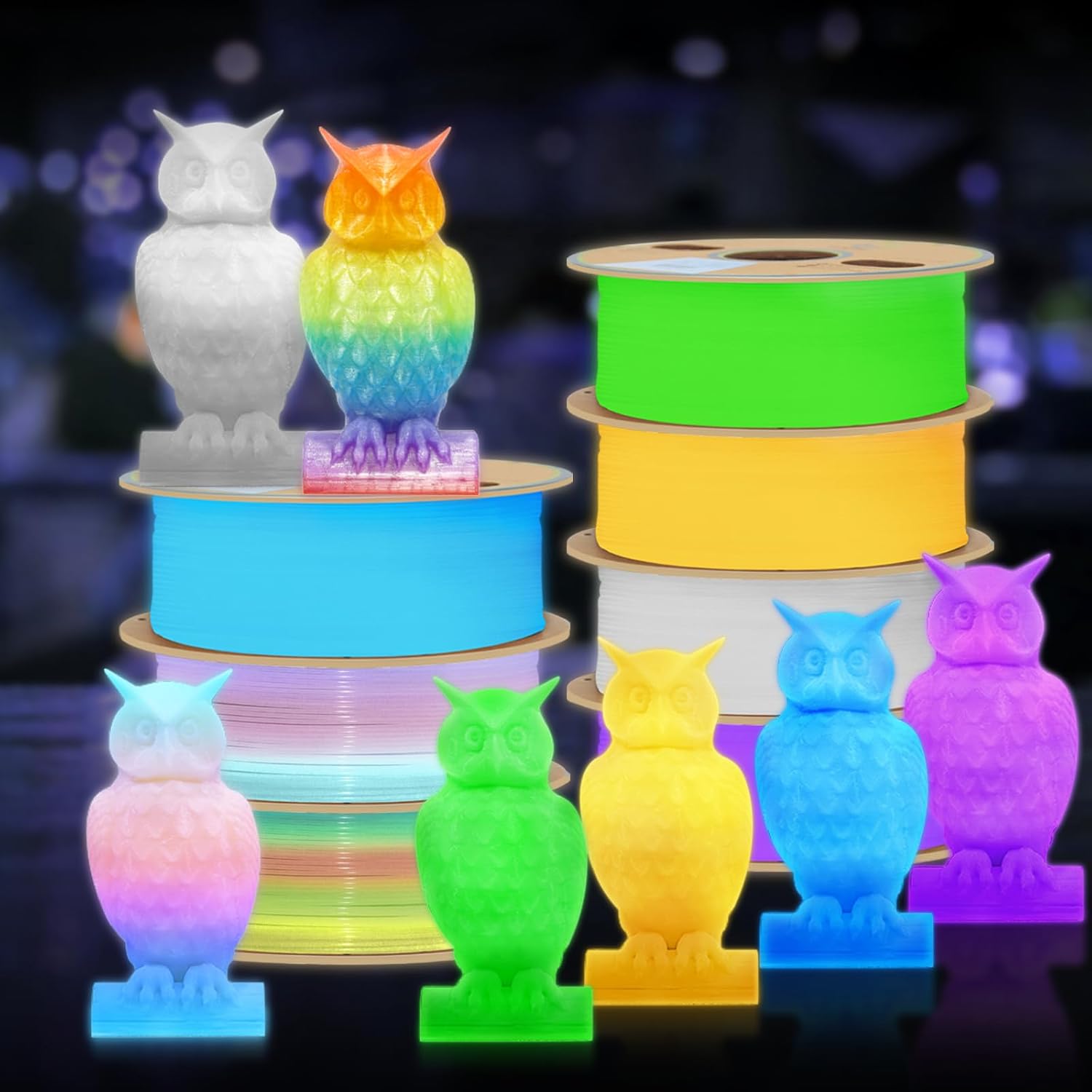 暗闇で光るTPUフィラメント 1.75mm 3Dプリンター用 - Tpu Flexible Filament のレビューと価格