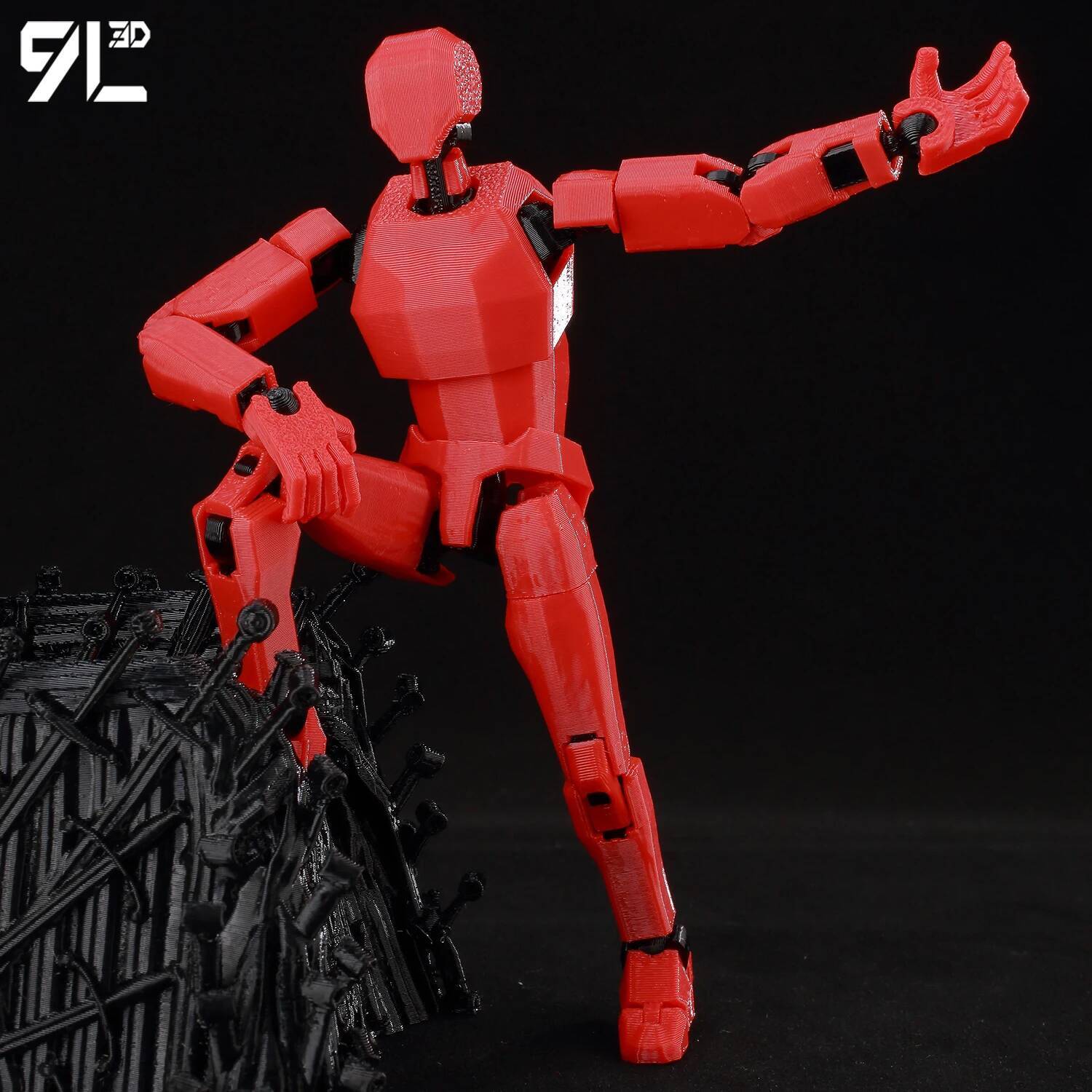 9L3Dプリント製 ダミー13 ラッキー13 T13 アクシ - 3D Printing Action Figure のレビューと価格
