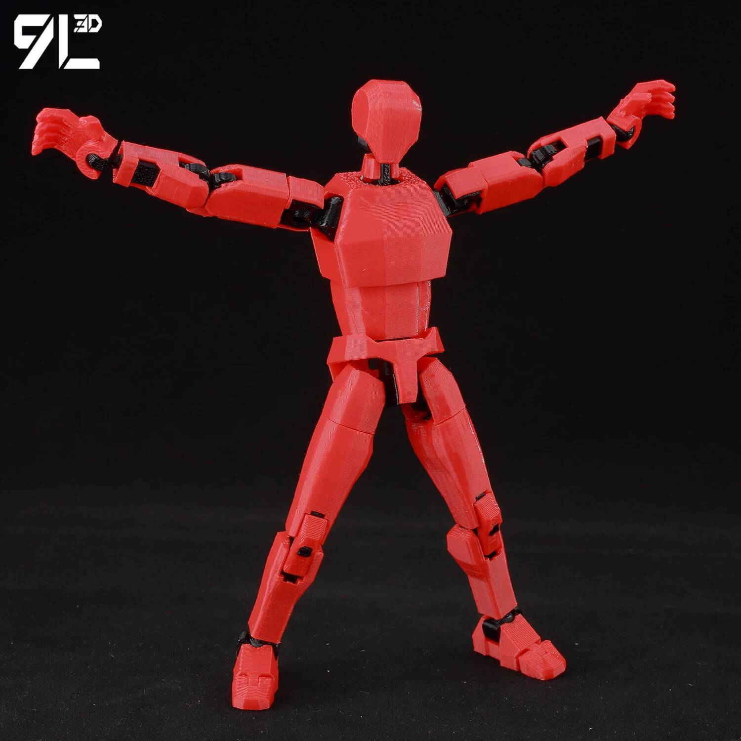 9L3Dプリント製 ダミー13 ラッキー13 T13 アクシ - 3D Printing Action Figure のレビューと価格