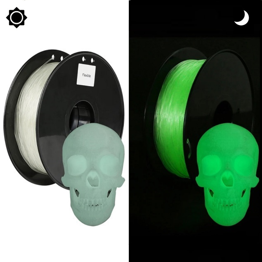 発光フィラメント柔軟な TPU 1.75 ミリメートル 1  - Tpu Flexible Filament のレビューと価格
