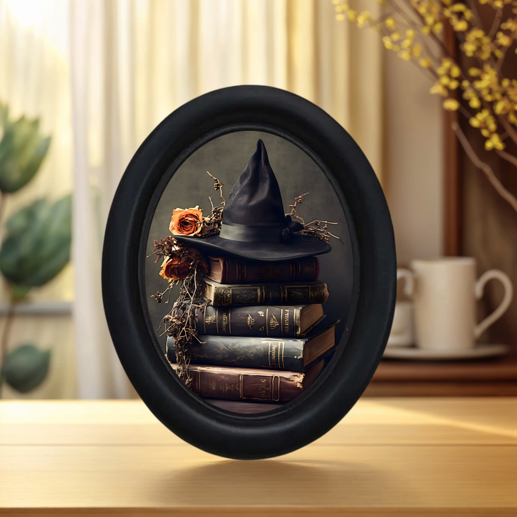 1 ピース 3D レトロ ハロウィン 魔女帽子 装飾壁画 本 - 3D Printing Room のレビューと価格