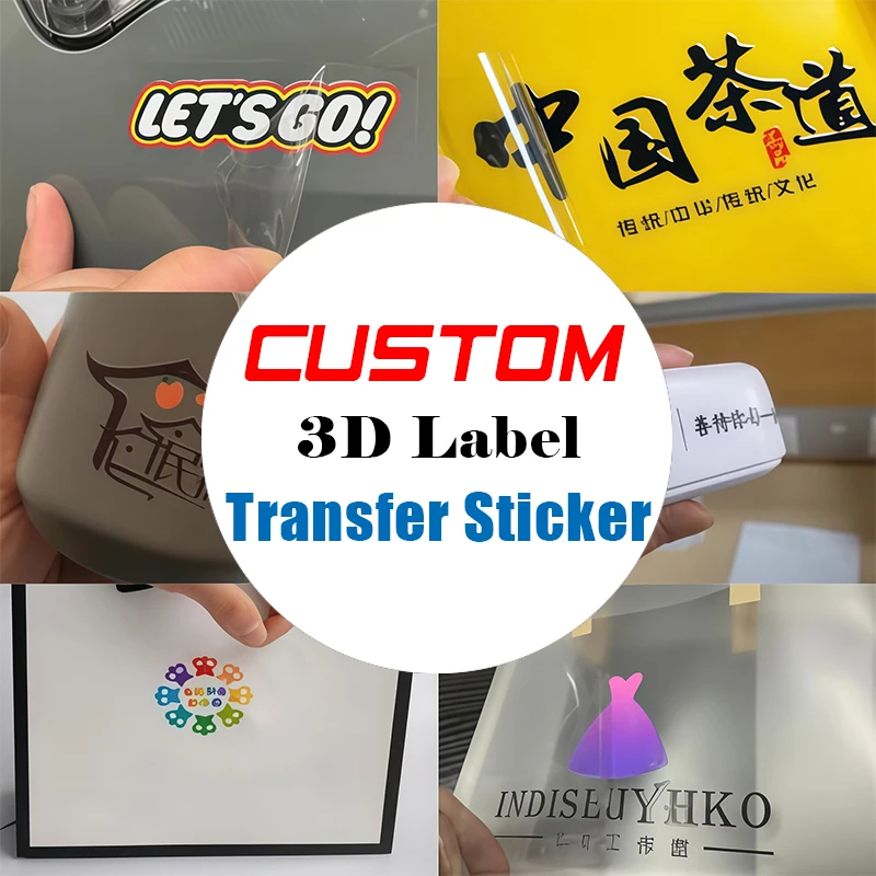 50枚入り カスタム転写ステッカー パーソナライズウェディン - 3D Printing Logo のレビューと価格