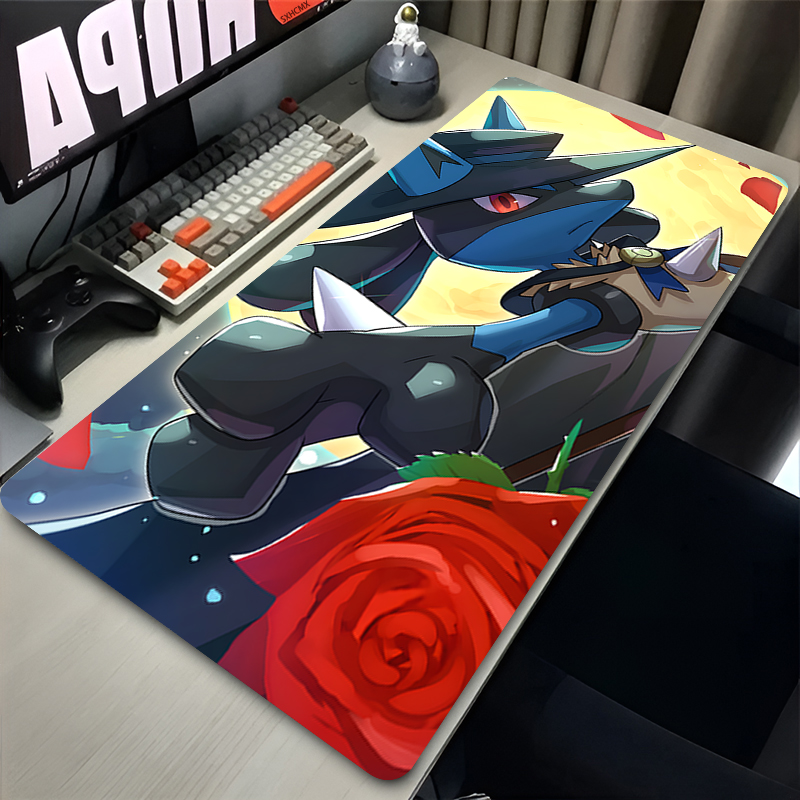 マウスパッドクールアニメ P-ポケモン ルカリオ マウスパッ - 3D Printing Keyboard のレビューと価格