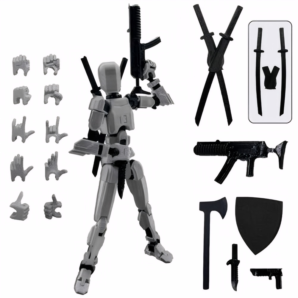 タイタン 13 アクションフィギュア T13 フィギュア 3 - 3D Printing Action Figure のレビューと価格