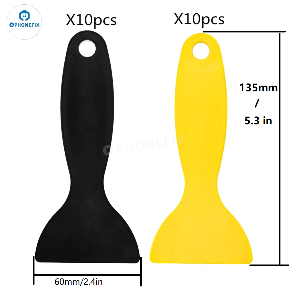 10 個 6 センチメートルプラスチックスクレーパースパチュ - Print Removal Spatula のレビューと価格