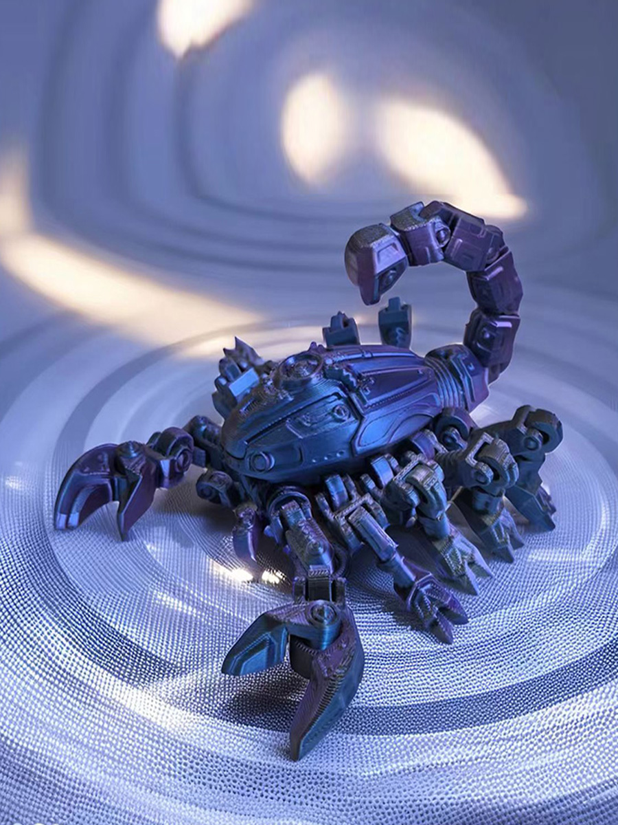 3Dプリント製の可動式サソリアクションフィギュア、完全可動サ - 3D Printing Action Figure のレビューと価格