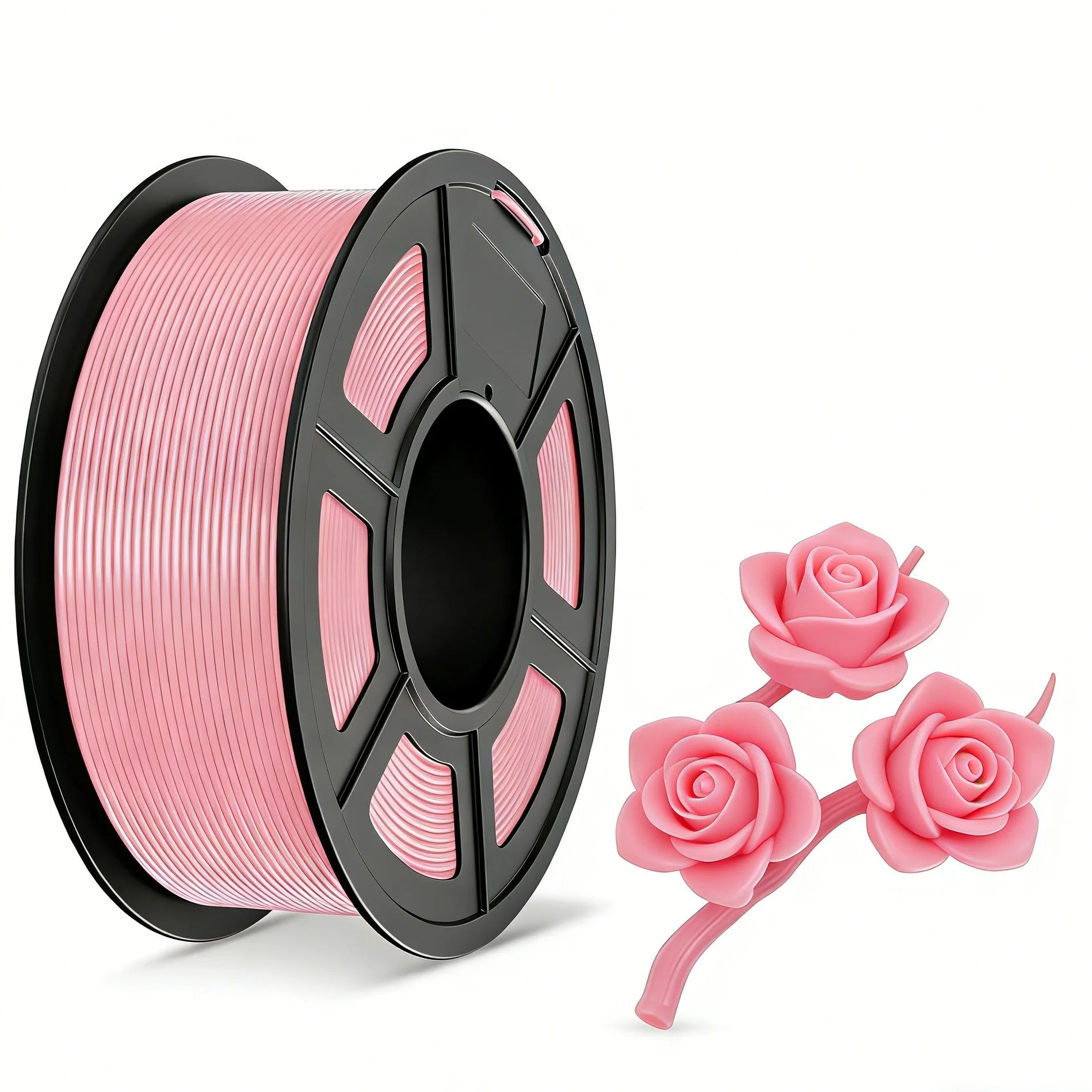 TPUピンク 3Dプリンターフィラメントバンドル 1.75m - Tpu Flexible Filament のレビューと価格