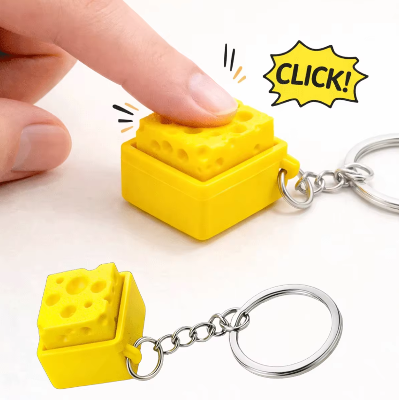 3Dプリントミニチーズキーボードクリッカーキーホルダーフィジ - 3D Printing Keyboard のレビューと価格