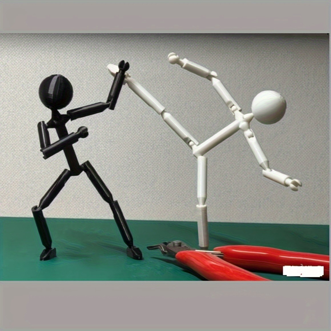 3Dプリントの可動式スケッチマネキン、コミック描画やデスクト - 3D Printing Action Figure のレビューと価格