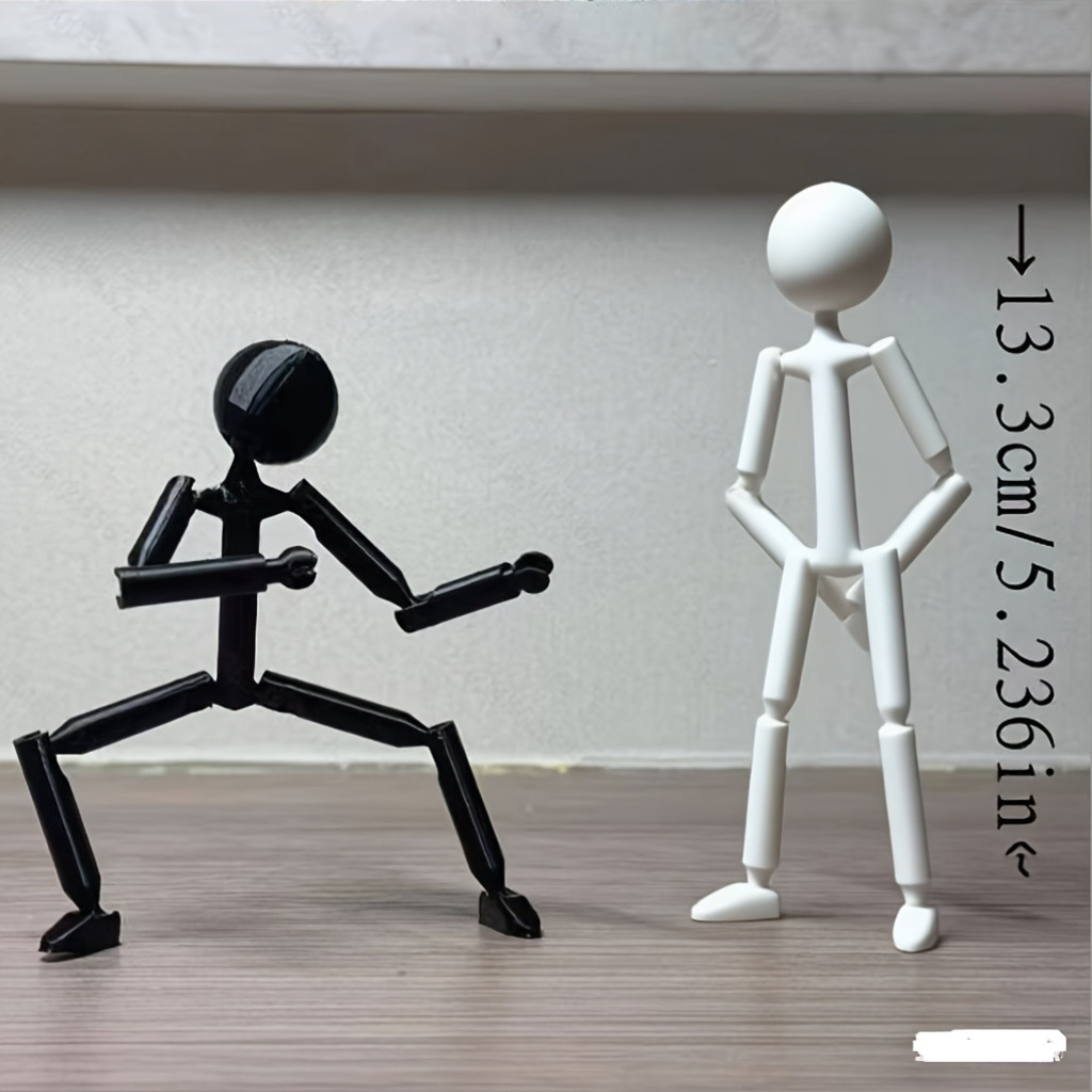 3Dプリントの可動式スケッチマネキン、コミック描画やデスクト - 3D Printing Action Figure のレビューと価格