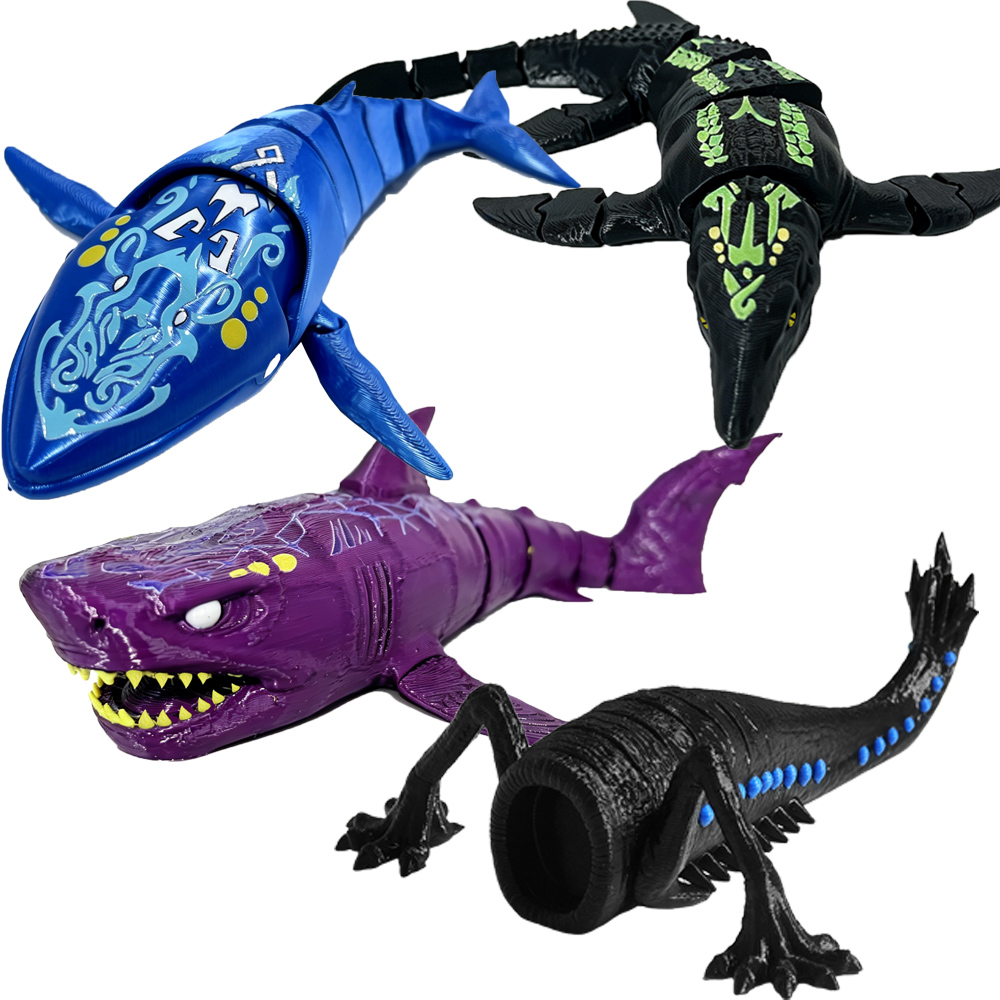 ブロップ海の怪物 3Dプリント製 イーター・グラニャ アクシ - 3D Printing Action Figure のレビューと価格
