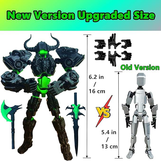 タイタン13アクションフィギュア、組み立て済み3DプリントT - 3D Printing Action Figure のレビューと価格